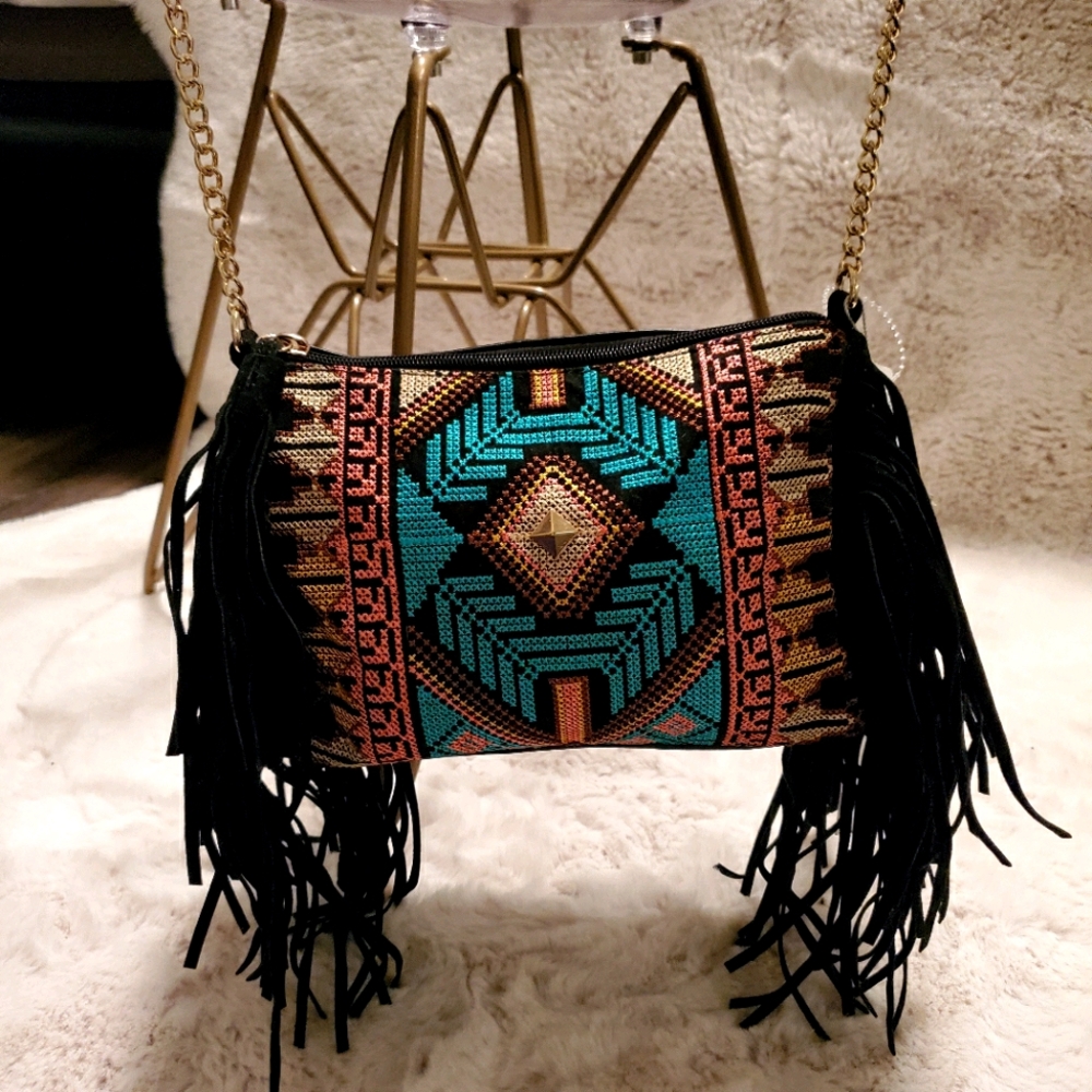 Fringe crossbody Purse